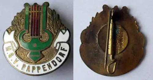 Abzeichen Männergesangverein M.G.V. Pappendorf Hrst Robert Träger Pirna (153541)