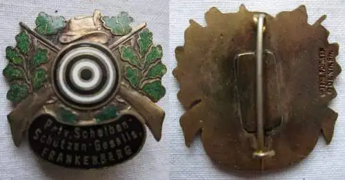 emailliertes Abzeichen Priv. Scheiben-Schützen-Gesellschaft Frankenberg (164844)