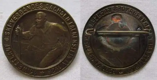 Abzeichen 15. Wettlauf des Ski-Verbandes SachsenFalkenstein i.V. 1928 (116318)