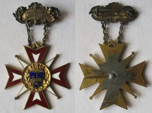 Abzeichen I. Preis Radfahrer-Club Schwalbe Tandemfahren 24. Mai 1903 (150340)