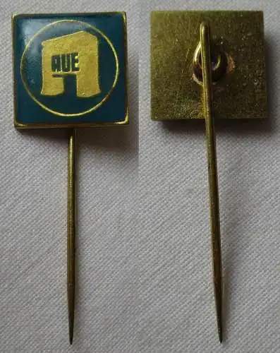 altes emailliertes Firmen Abzeichen Aue (140195)