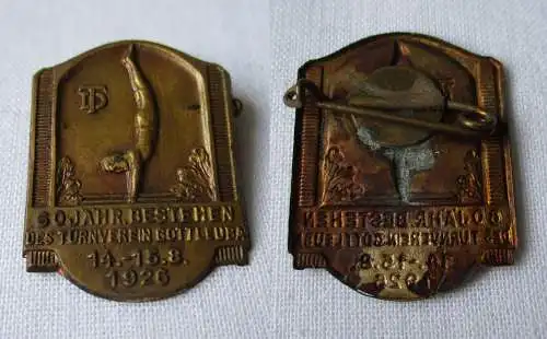 seltenes Abzeichen 60jährigen Bestehen des Turnverein Gottleuba 1926 (167549)