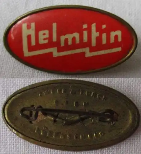 seltenes Abzeichen Firmenabzeichen Helmitin Klebstoffe um 1930 (117505)