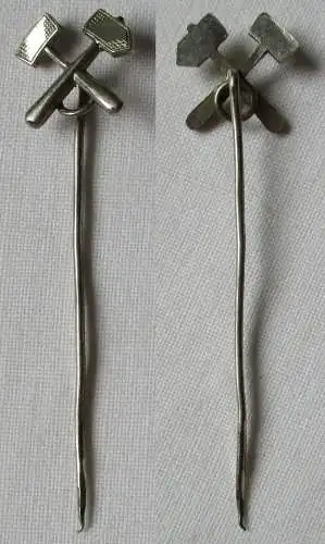 DDR Abzeichen Zunftabzeichen Hammer und Schlegel Bergbau (134559)
