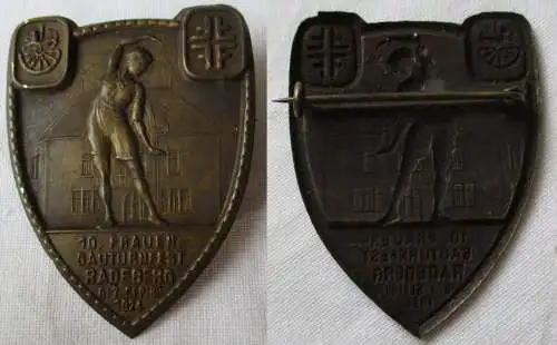 Abzeichen 10. Frauen-Gauturnfest Radeberg 1924 Deutsche Turnerschaft (151839)