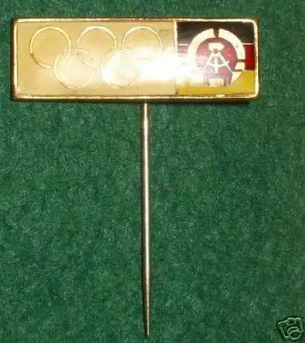 seltenes DDR Abzeichen mit olympischen Ringen