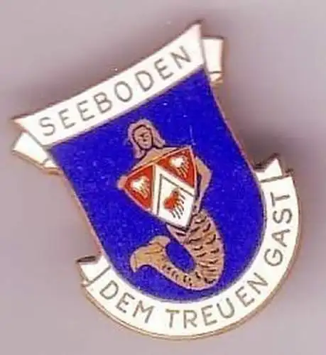 Abzeichen Österreich Seeboden "Dem treuen Gast" um 1950