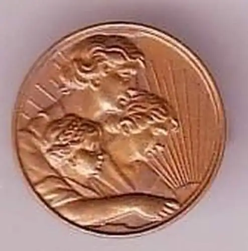 kirchliches ? Abzeichen Familie mit Sonne um 1930