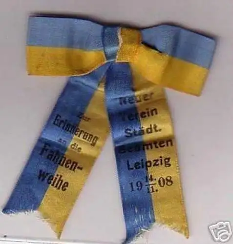Abzeichen Neuer Verein Städt.Beamter Leipzig 1908