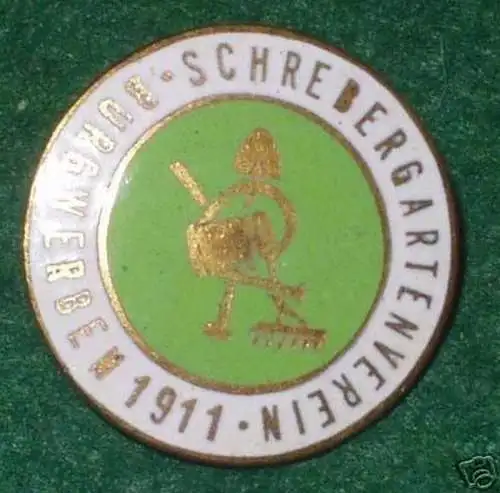 rares Abzeichen Schrebergartenverein Burgwerben 1911