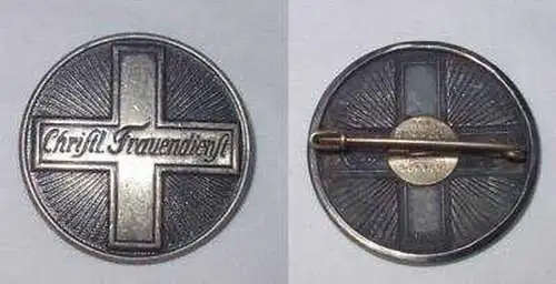 Abzeichen Christlicher Frauendienst aus 800er Silber