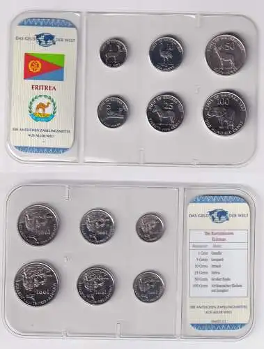 KMS Das Geld der Welt Kursmünzensätze der Welt Eritrea 6 Münzen (170394)