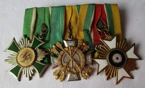 dekorativer Ordensspange mit 3 Schützenorden 1926 bis 1934 (116142)