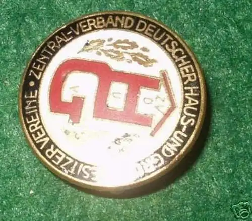 emailliertes Abzeichen deutscher Grundbesitzer Verein