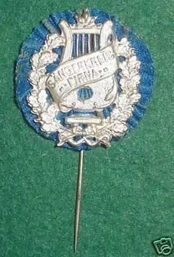 seltenes Abzeichen Sängerkreis Pirna um 1910