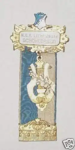 Abzeichen MGV Liederhain Leipzig Schönefeld 1878