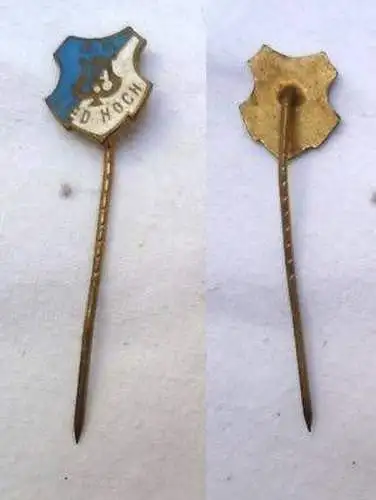 emaillierte Anstecknadel Gesangverein "Lied Hoch" 1920