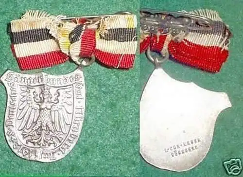 Abzeichen 8. deut. Sänger Bundesfest Nürnberg 1912