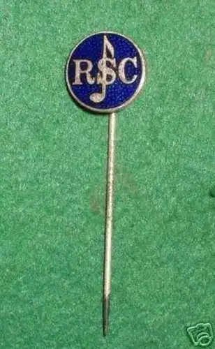 seltenes emailiertes Abzeichen Gesangverein RSC