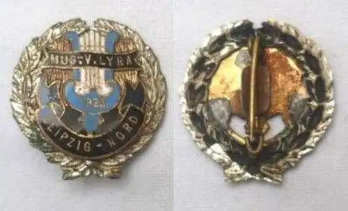 altes Abzeichen Musik Verein Lyra Leipzig Nord 1923
