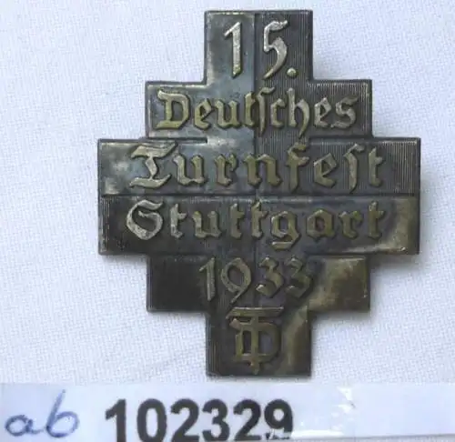 Sport Abzeichen 15. Deutsches Turnfest Stuttgart 1933