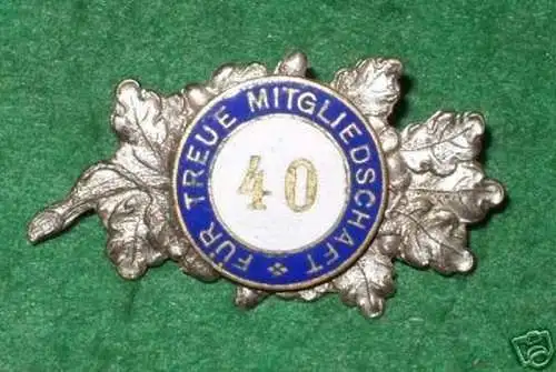 altes Abzeichen Eichenlaub Jagd? 40 J. Mitgliedschaft