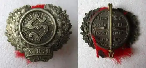 seltenes Abzeichen Arbeiter Radfahrer Bund Solidarität um 1920 (166984)