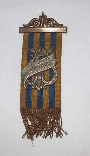 altes Abzeichen Leipziger Gau - Sängerbund um 1920