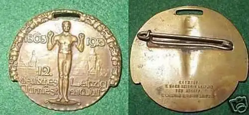 Abzeichen 12. Deutsches Turnfest Leipzig 1913