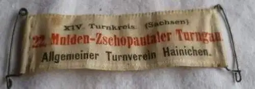 Abzeichen Allgemeiner Turnverein Hainichen um 1925