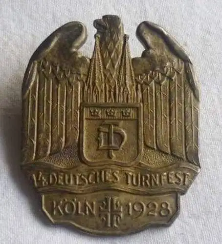altes Abzeichen 14. Deutsches Turnfest Köln 1928