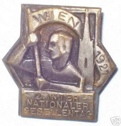Abzeichen 2. Internationaler Gesellentag Wien 1927