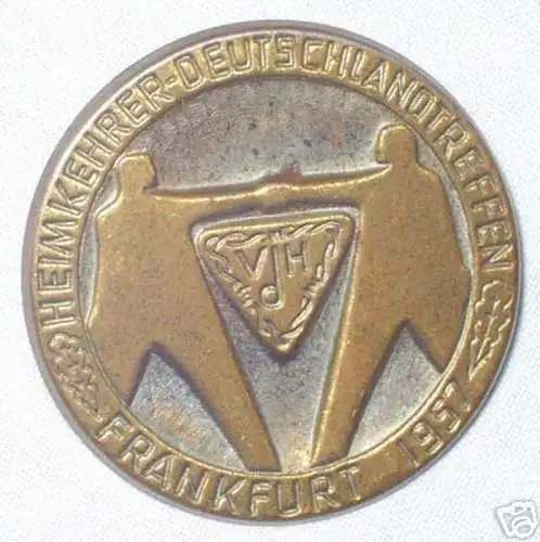 Abzeichen Heimkehrer Deutschlandtreffen Frankfurt 1957