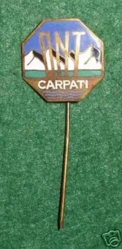emailliertes Abzeichen DNT Carpati um 1935