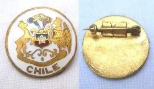 emailliertes Abzeichen Wappen von Chile