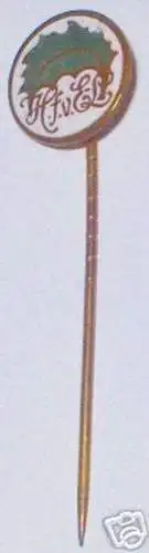 emailliertes Abzeichen weiss mit grünem Blatt H.f.v.EL