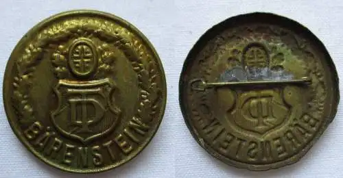 altes Blech Abzeichen Deutscher Turnerbund Bärenstein um 1930 (156867)