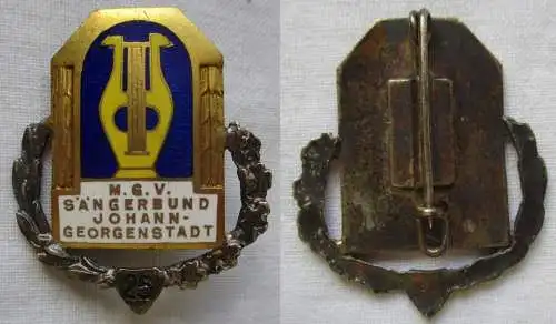 Abzeichen M.G.V. Männergesang Sängerbund Johanngeorgenstadt 25 Jahre (118729)