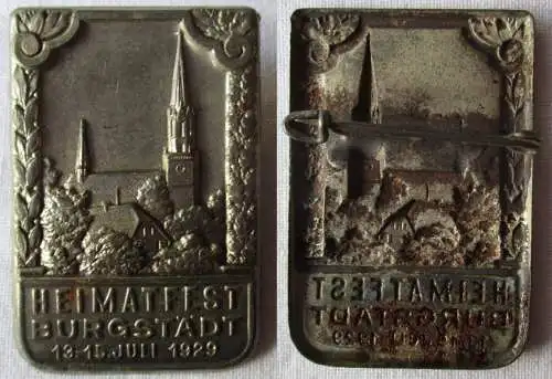 Abzeichen Heimatfest Burgstädt 13.-15. Juli 1929 (164842)