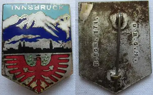 seltenes emailliertes Abzeichen Innsbruck Adler um 1930 (157828)