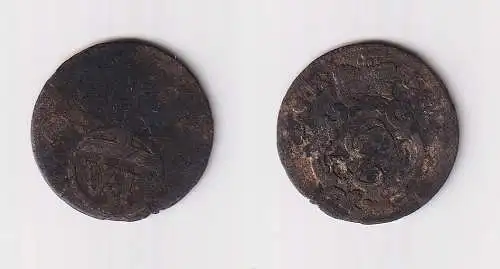 6 Pfennig Billon Münze Schwarzburg Rudolstadt 1780 s (170328)