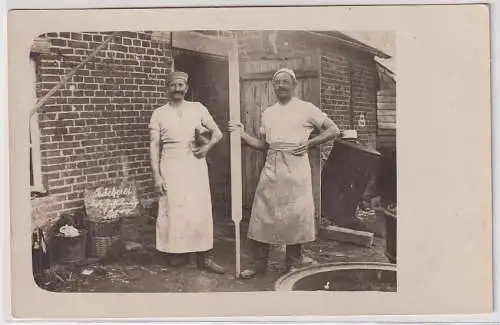 47113 Foto Ak Militär Feld-Bäckerei 1915