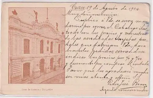 32921 Ak Lima Casa de Correos y Telégrafos 1904