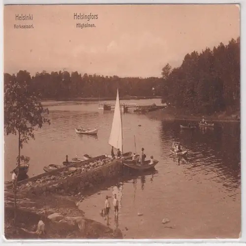 55788 Ak Helsinki Helsingfors Korkeasaari Högholmen um 1920