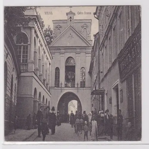 93199 Feldpost Ak Wilna Vilnius Ostro Brama 1916
