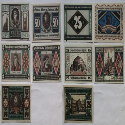 5 Banknote Notgeld Breslau Schlesische Lutherfestspiele 1921 (170099)