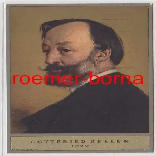 73347 Schweiz Bundesfeier Ganzsachen Ak Gottfried Keller 1919