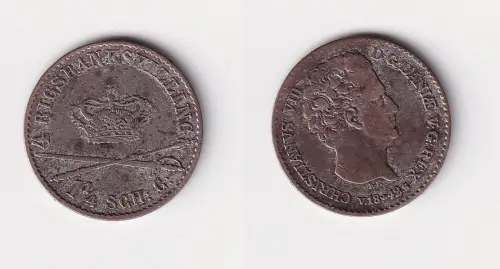 4 Rigsbankskilling (1 1/4 Schilling Courant)	1842 Schleswig Holstein (170718)