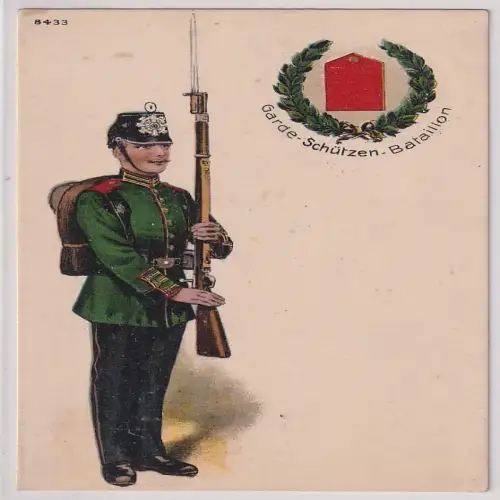 92594 Regiments Ak Berlin Lichterfelde Garde Schützen Bataillon 1916
