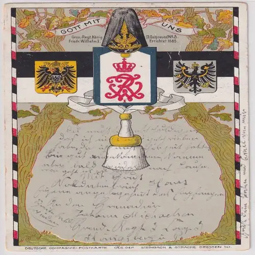 906879 Ak Königsberg Grenadier-Regiment König Friedrich Wilhelm I. (2. Ostpreu.)
